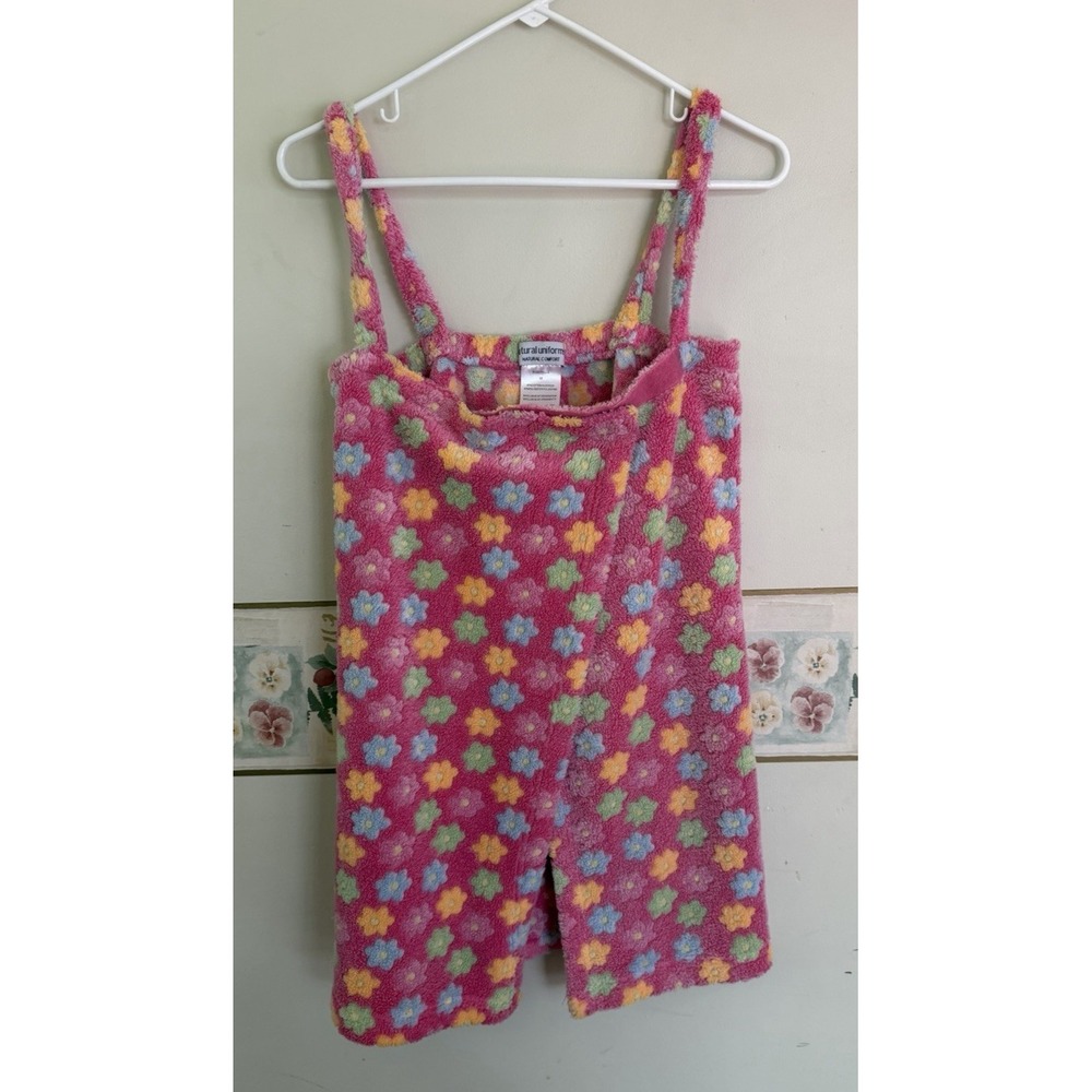 Natural Uniforms Floral Print Towel Wrap Coverup Boho Hippie Beach Medium